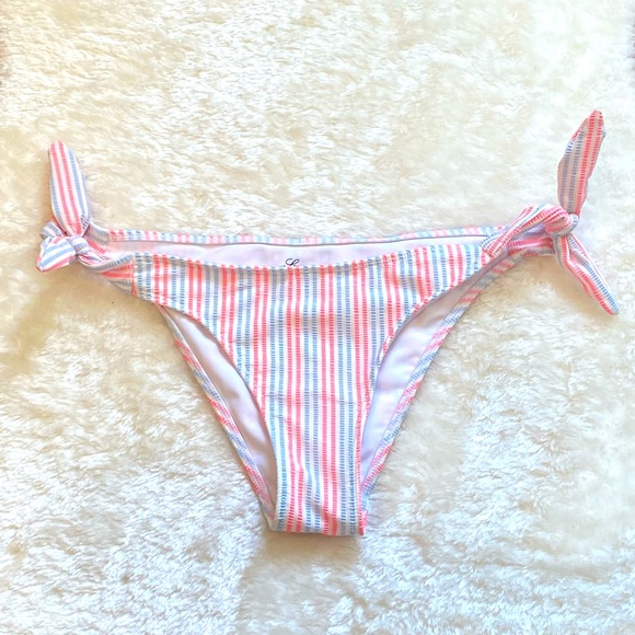 Lovers + Friends Revolve Striped Bikini Bottom Size S - Picture 3 of 9